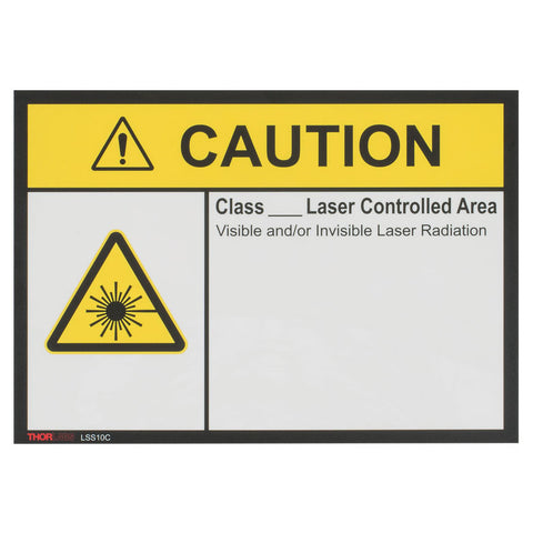 TH-LSS10C - Caution Laser Safety Sign, 10" x 14"
