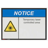TH-LSS10N - Notice Laser Safety Sign, 10" x 14"