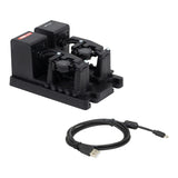 MPC220 - Motorized Fiber Polarization Controller for Ø900 µm Jacket Fiber, 2 Paddles, Ø18 mm