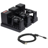 TH-MPC320 - Motorized Fiber Polarization Controller for Ø900 µm Jacket Fiber, 3 Paddles, Ø18 mm