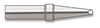 Weller ETU Single Flat Soldering Iron Tip, 1/64" (0.4mm)