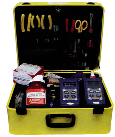 Single Mode Test Set Tool Kit w/ CATV Power Meter & SC/APC Light Source