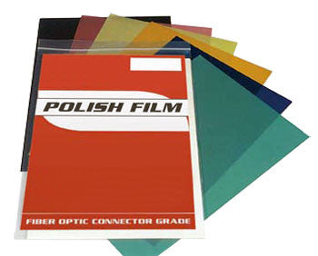 Aluminum Oxide Polishing Film, Grit 0.3µm, 9 X 6.5 sheet. White color.  Pack of 25 ps sheet.