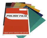 Polish film sold in packs of 25 sheets (Alum. Oxide, Grit 12µm) Standard Sheets 9" X 6.5", Dark