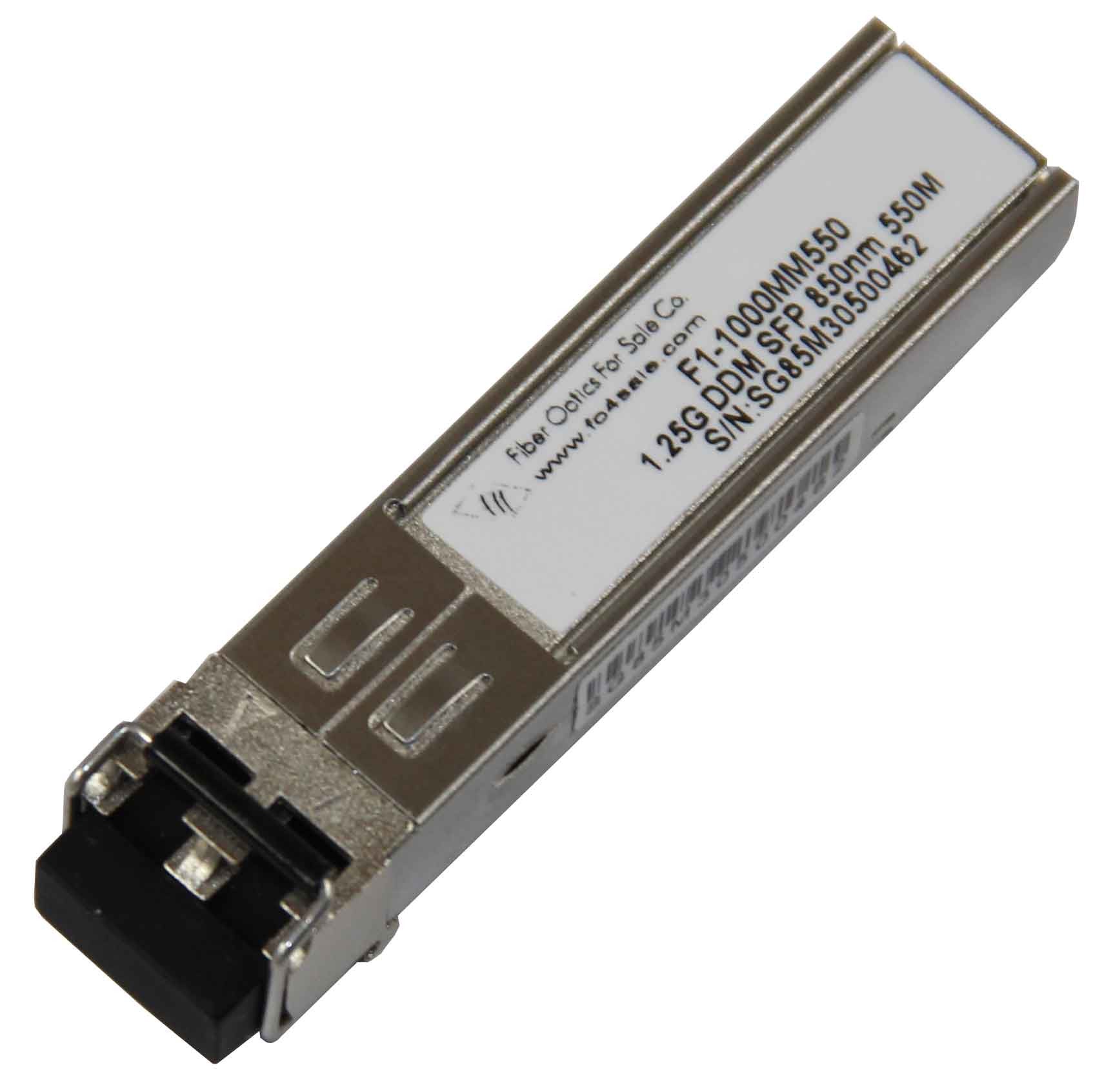 1000Base-SX MM/LC 550m Range SFP Fiber Transceiver, 850nm