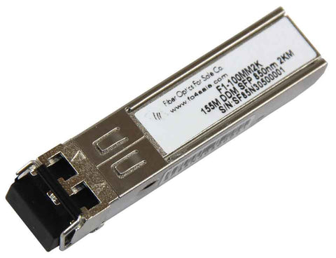 SMALL FORM PLUGGABLE (SFP) MSA COMPATIBLE, 100Mbps, LC/MM, 850nm, 2km range