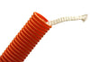 1-1/4" HDPE, Outside Plant Single Wall, Orange Corrugated Fiber Innerduct with Pull Rope
