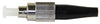 FC Zirconia Ferrule 126µm Multimode Connector, 3mm Boot, 10Gig, black Color