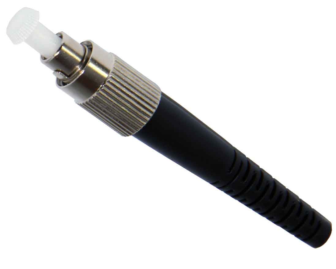 FC Zirconia Ferrule 128µm Multimode Connector, 3mm Boot, Package of 100