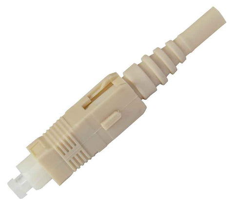 SC Zirconia Ferrule 128µm Multimode Connector, 2mm Boot