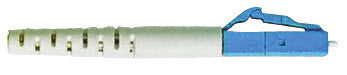 LC Zirconia Ferrule 126µm Single Mode Connector, 3mm Boot, Package of 100