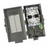 Leviton Fiber Optic Network Interface Device NID houses 12 splices and/or 2 SC/APC terminations