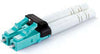 Duplex Mini LC connector Multi Mode,1.6mm Boot, Aqua Color, 10 Gig, Zirconia Ferrule