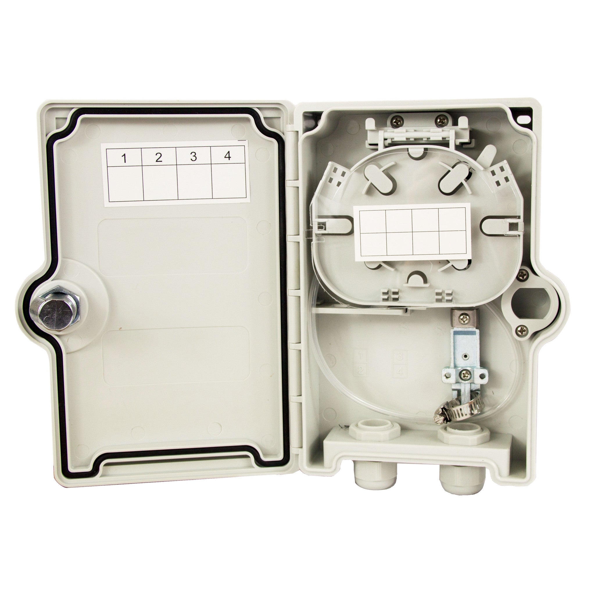 NID Termination Box (For 2 SC or 4 LC Connections) - FOSCO (Fiber Optics For Sale Co.) - 2