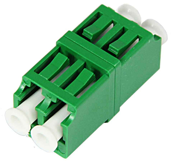 LC/APC Duplex LC Mating Sleeve, Zirconia Sleeve, Green Color, Snap Mou ...
