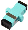 10Gig Multimode SC Mating Sleeve, Multimode, Polymer Housing, Aqua Color