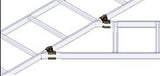 Adjustable Horizontal Splice Hardware (Pair)