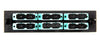 SC Duplex 6 pack( Multimode - 10 Gig Loaded ) Black Adapters