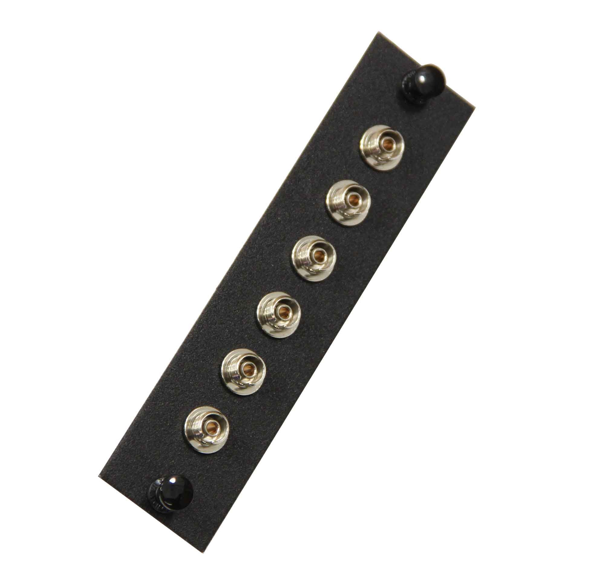 Fc Patch Panel Adapter 6 Pack FC Adapter Connector Panel (Multimode/Singlemode - Loaded) - Bl