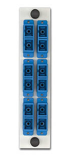 Six Pack Panel, Duplex SC SM Loaded (12 Fibers) – Fosco Connect