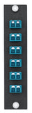 Six Pack Panel, Duplex LC SM Loaded (12 Fibers)