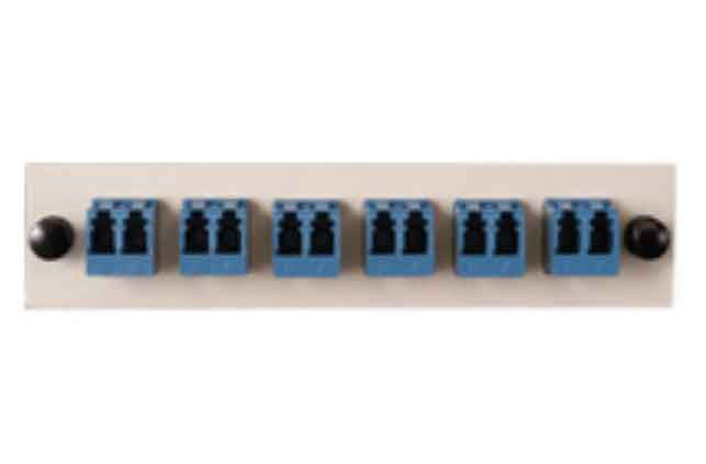 LC Duplex 6 Pack (Singlemode) 12 Fibers, Beige Color