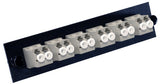 6 Pack Duplex LC (12 port) Adapter Panel (Multimode Loaded Beige Adapters)