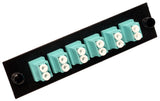 6 Pack Duplex 10 Gig LC (12 port) Adapter Panel (Multimode 10Gig - Aqua Adapters)