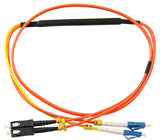 LC-SC 62.5/125µm mode conditioning patch cord, LC single mode, 1 meter length
