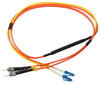 LC-ST 62.5/125µm mode conditioning patch cord, LC single mode, 1 meter length