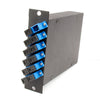 12-fiber MTP Cassette, 9/125µm Single Mode Fiber, 1 rear MTP/female Port, 6 SC Duplex Ports Front