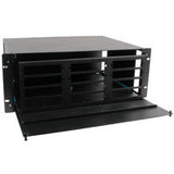 72 Port (4U) High Density 19" Slide-Out Rack Mount Enclosure (Unloaded) - Accepts 12x Adapter Panels