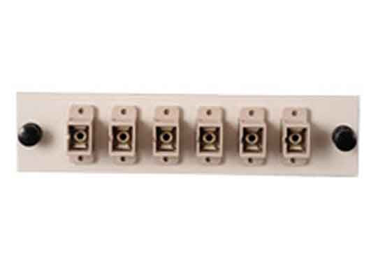 SC 6 Pack (Multimode - Loaded) Beige Adapters, Beige Color