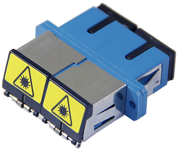 Duplex Single Mode SC Mating Sleeve with Shutter, Polymer Housing, Zir ...