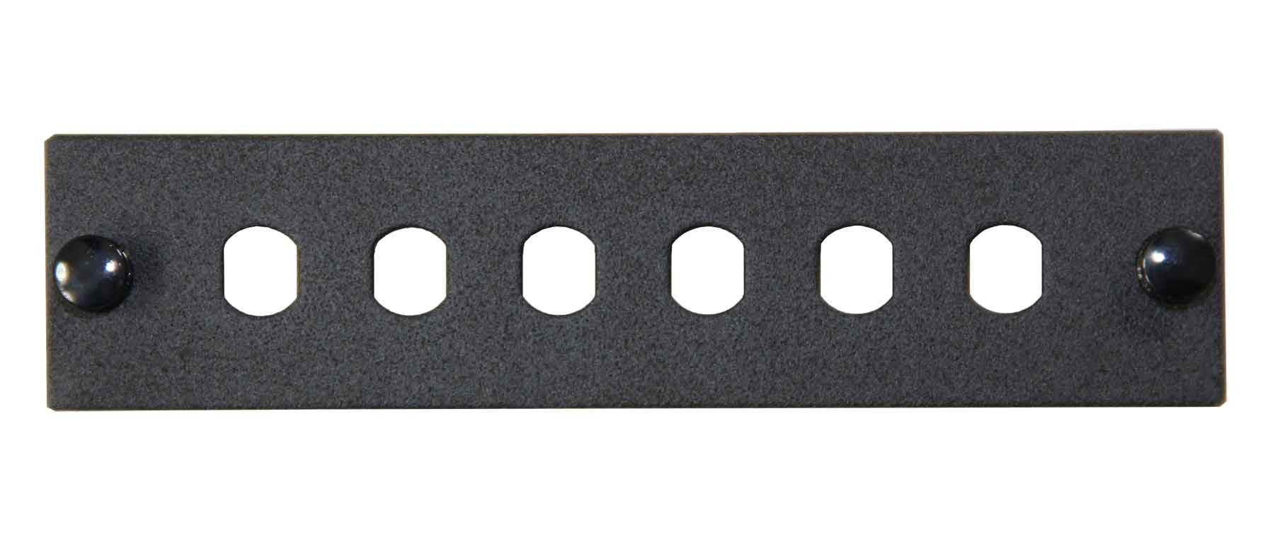 ST Style 6 Pack Plate Black Unloaded