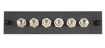 6 Pack ST Adapter Panel (Single Mode - Loaded)