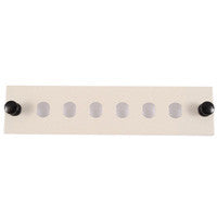 ST Style 6 Pack Plate Beige Unloaded - FOSCO (Fiber Optics For Sale Co.) - 2
