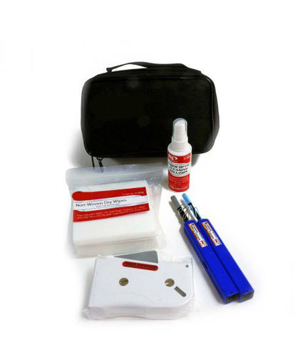 Fiber Optic Connector End Face Cleaning Kit-Fabric Carry Bag