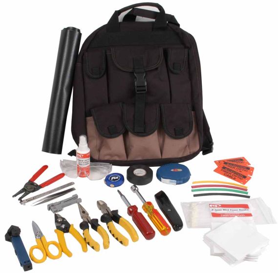Backpack Fusion Splicing Tool Kit with Pocket Fault Locator