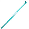 Univ Dust Cap for 1.25mm ferrule w/strap - Aqua-100 Pack