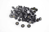 Dust Cap Mating Sleeve Adapter FC with Warning Label Black Round Head - 100 Pack