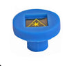 Dust Cap Mating Sleeve Adapter FC with Warning Label Blue Round Head - 100 Pack