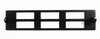 SC Duplex 6 Pack Plate Unloaded - Black