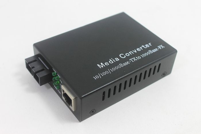 Media Converter SC 10/100/1000 Base-T/TX to 1000 Base-FX 20km