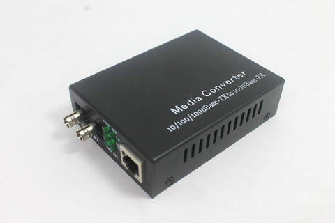 Media Converter ST Singlemode 10/100/1000 Base-T/TX to 1000 Base-FX 2km