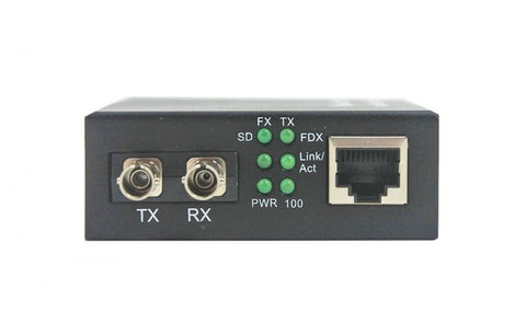 10/100 Media Converter ST/MM 2km Dual Fiber