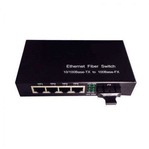 Media Switch SC Multimode 10/100 4UTP