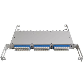 1RU 3X High Density Breakout Cassette Enclosure, Unloaded-Off White