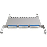 1RU 3X High Density Breakout Cassette Enclosure, Unloaded-Off White