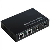 Media Converter 10/100/1000 2 SFP Slots 2UTP